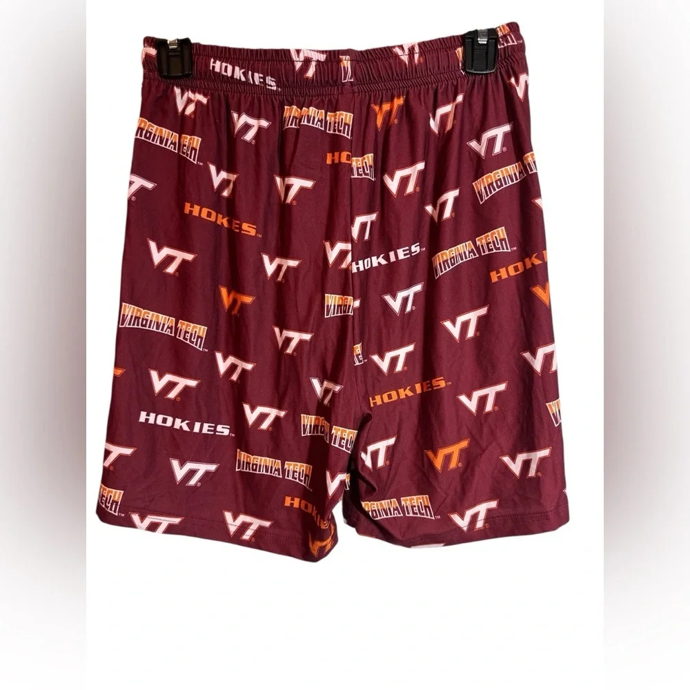 Concepts Sports Virginia Tech Hokies Maroon Mens Unisex Sleep Shorts NEW